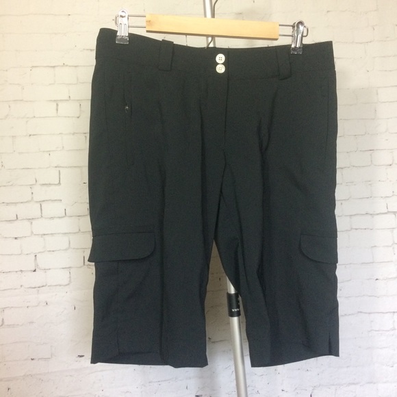 Ladies Black Nike Golf Shorts - Picture 1 of 5